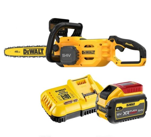 Dewalt DCMCS574X1-QW Elettrosega motosega a catena 54V 9Ah Flexvolt
