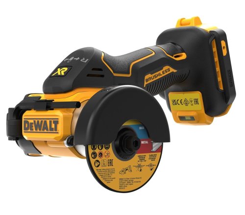 Mini troncatrice smerigliatrice ø 76 mm 18V Dewalt DCS438N (fornita senza batteria)