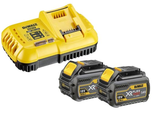 Caricabatterie DEWALT DCB118T2-QW doppia batteria 54V 6.0Ah