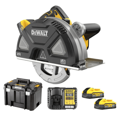 Dewalt DCS383H2-QW 18V 5Ah sega circolare per metalli ø 184 mm
