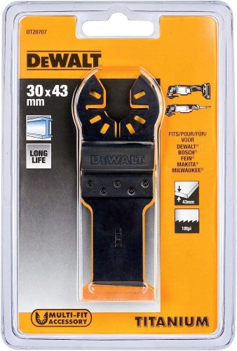 Dewalt DT20707-QZ lama in titanio taglio metalli per utensili multifunzione