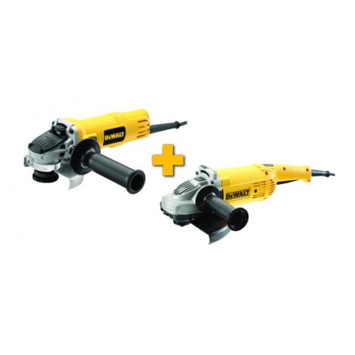 Dewalt DWE492DUO1-QS coppia smerigliatrici angolari ø 115 mm + 230 mm