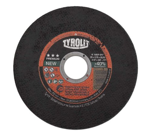 Disco TYROLIT Premium taglio metalli ø mm 115x0,75x22,2