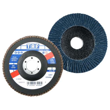 10 Dischi Lamellari 125 Mm X 22 Mm Grana 40 Dischi Lamellari Dischi Abrasivi Per Sbavatura Rimozione Ruggine Lucidatura Finitura 94015358