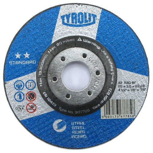 Disco taglio metalli Tyrolit Standard ø mm 115x3x22,2