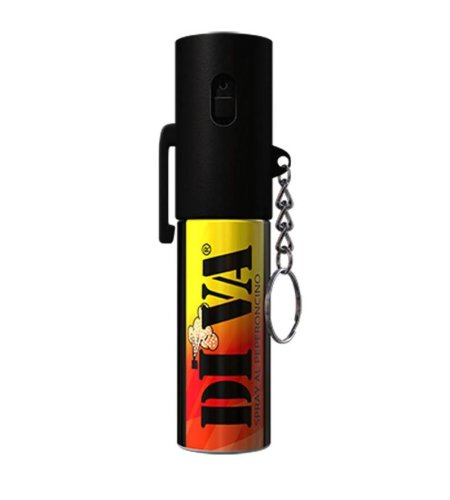 Spray antiaggressione potente al peperoncino (2.000.000 Scoville) DIVA TOP 15ml - - CLASSIC