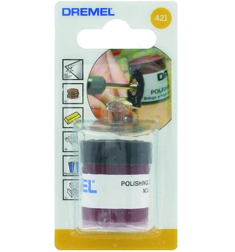 Pasta lucidante per metallo e plastica Dremel 421