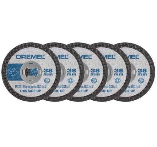 Set 5 dischi ø 38 mm per taglio plastica Dremel (SC476)