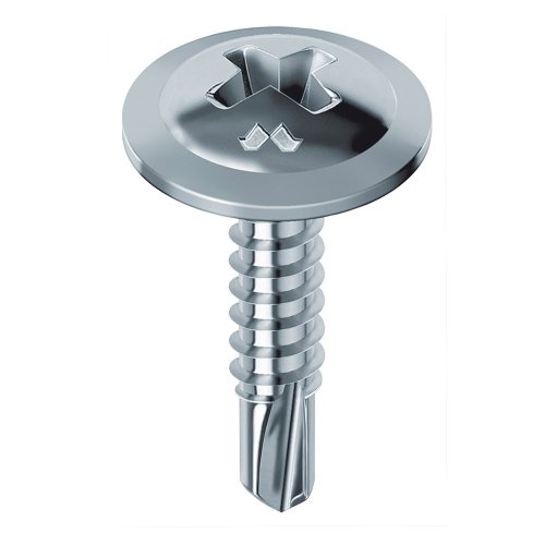 Vite autoforante per lamierati MUSTAD testa flangiata Ø mm 4,2X16 zincata