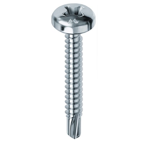 Vite autoforante per lamierati MUSTAD DRILLEX testa cilindrica zincate - ø x L mm 3,5x13