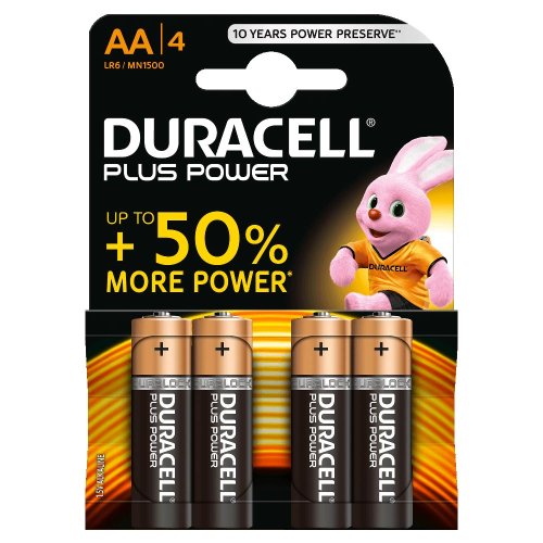 Batterie Alcaline Duracell Plus POWER AA Stilo