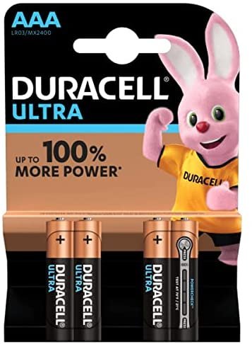 Batterie Alcaline Duracell ULTRA POWER AAA mini Stilo
