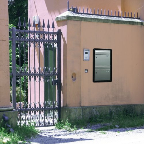 Cassetta postale Alubox serie Giove Inox