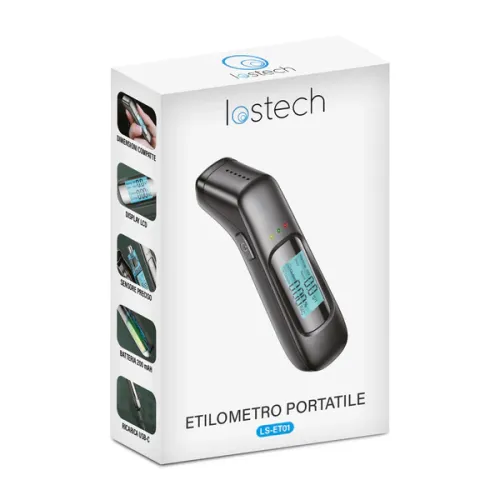 Etilometro tascabile ricaricabile LOSTECH LS-ET01