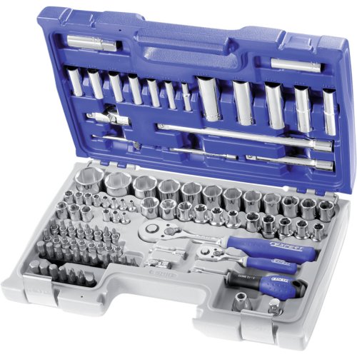 Serie chiavi 1/4"-1/2" bussole + accessori Expert Facom E034805