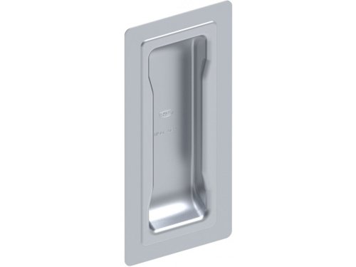 Maniglia ad incasso in acciaio inox per portoni sospesi FAC VB1101 - mm 52x115