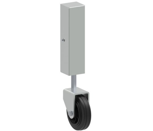 Ruota telescopica di sostegno ø 100 mm per portoni ad anta lunga FAC VC9203.100