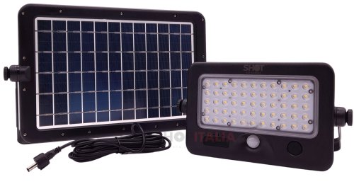 Faretto led da esterno energia solare YUMA10NS 10W 4000K 1100lm IP65