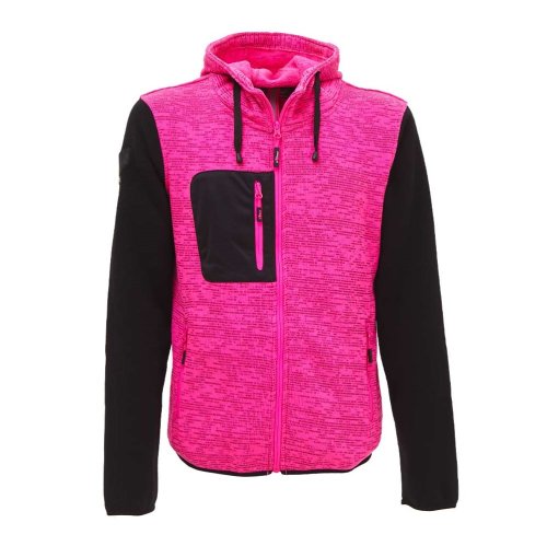 Upower felpa donna full-zip RAINBOW EY174BF fucsia fluorescente - taglia M