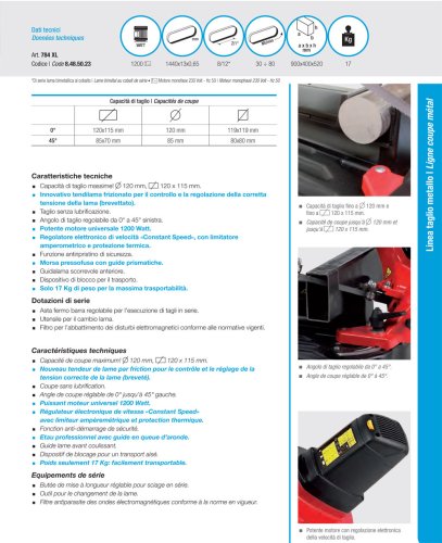 Segatrice a nastro FEMI 784XL