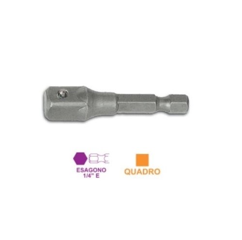 Adattatore porta bussole con perno Fermec 13050.100 1/4" x 1/4"