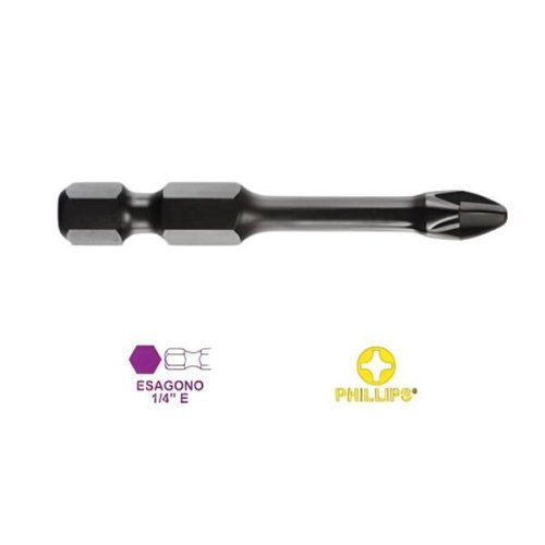 Inserto ad avvitare Fermec Phillips Torsion Impact 1/4 L50 mm - PH 1