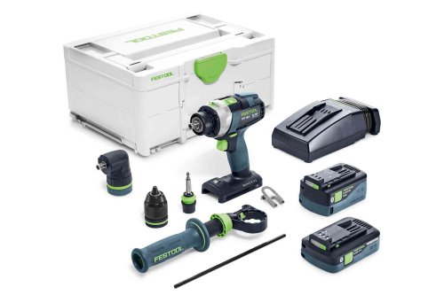 Trapano avvitatore a percussione Festool QUADRIVE TPC 18/4 5,2/4,0 I-Set