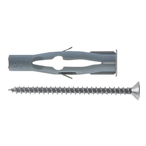 Tassello Fischer universale FU-V nylon (con vite) - | mm 8x50