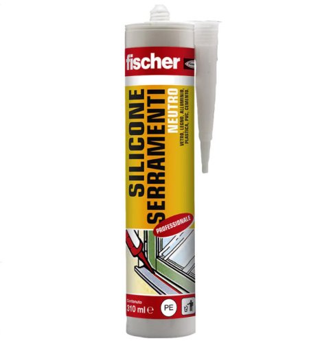 Silicone Fischer SNF sigillante Serramenti marrone metallizzato 310ml