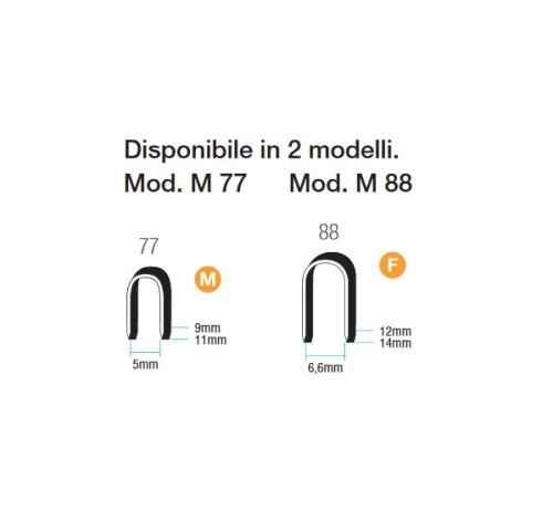 Fissatrice fissacavi manuale MAESTRI M77 