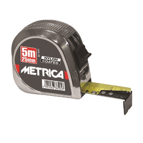 Flessometro METRICA Nylon Coated anti abrasione antiriflesso  - | 5m x 25mm