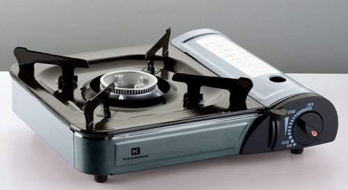 Fornello a gas portatile campeggio KEMPER 104987