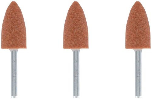 Mole coniche abrasive ø 9,5 mm Dremel 952 (3 pezzi)