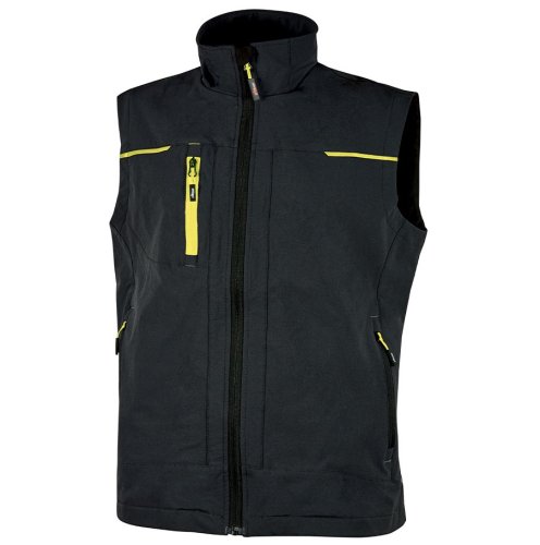 Gilet da lavoro in tessuto Upower SATURN PE181BC NERO - taglia M