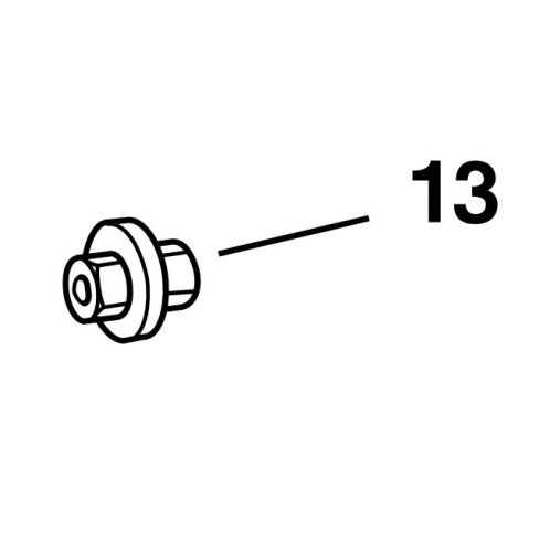 Gruppo esagonale M6 ricambio FAR 72A00103 rivettatrice KJ45/S