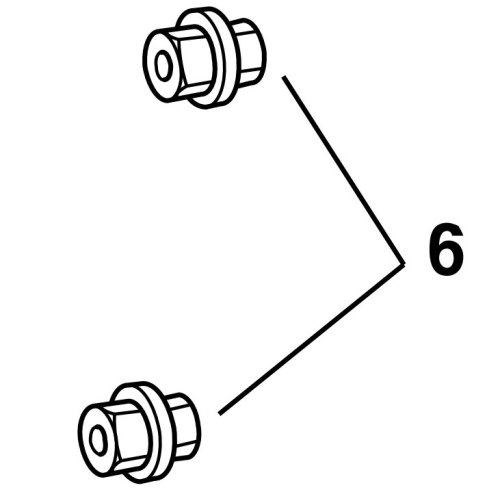 Gruppo esagonale M8-M12 ricambio FAR 72A00104 per KJ45/S