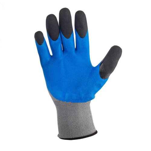 Guanti da lavoro Richmann a doppio rivestimento in lattice blu - taglia 9