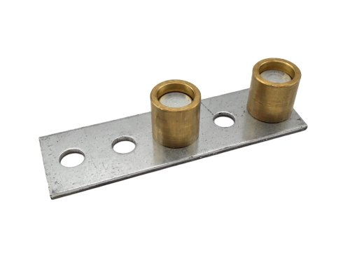 Guida a pavimento 2 rulli per portoni scorrevoli doppia anta - REI 120 NINZ 4418007.002