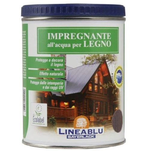 Impregnante all'acqua per legno effetto naturale Sayerlack 0,75l - / noce scuro