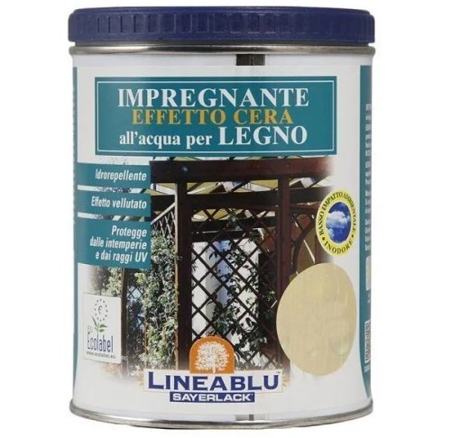 Impregnante all'acqua per legno effetto cera Sayerlack 0,75l - / trasparente