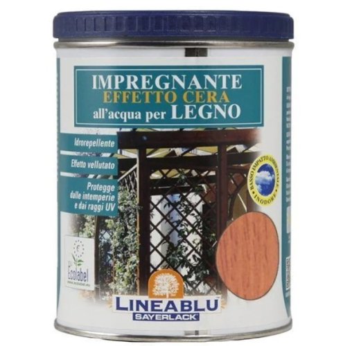 Impregnante all'acqua per legno effetto cera Sayerlack 0,75l - / mogano