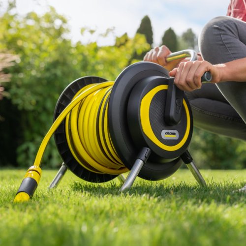 Avvolgitubo per irrigazione giardino 20m di tubo e accessori Karcher HR 3.20