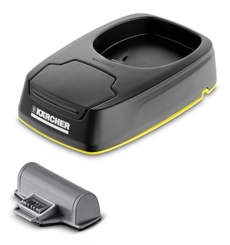 Caricatore + batteria per aspiragocce Karcher WV5 Plus