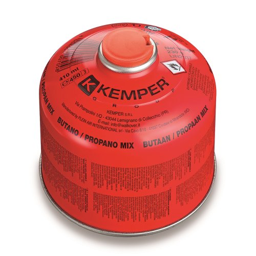 Bombola cartuccia gas propano 230gr per fornello campeggio 104981N Kemper 1121F
