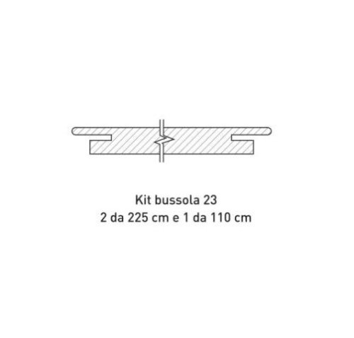 Kit allargamento stipite VIEMMEPORTE BUSSOLA 23 porte QUADRA