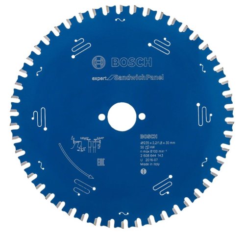 Lama circolare Expert Bosch ø mm 235 z50 foro ø 30 mm taglio lamiere acciaio
