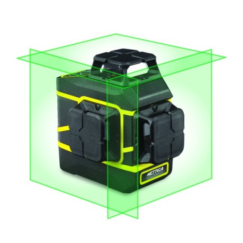 Livella 3 piani laser 360° Metrica Green ACTION 3D