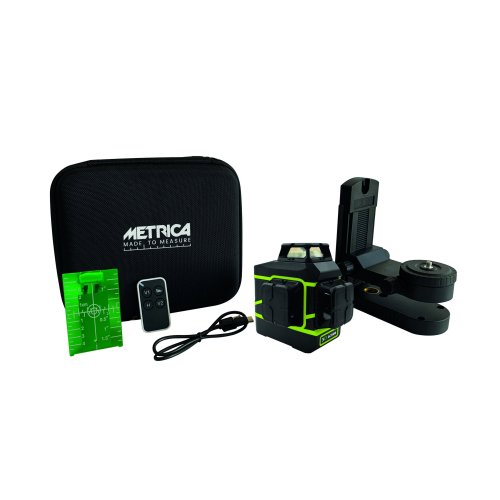 Livella 3 piani laser 360° Metrica Green ACTION 3D