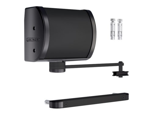 Locinox Panther chiudicancello idraulico nero completo