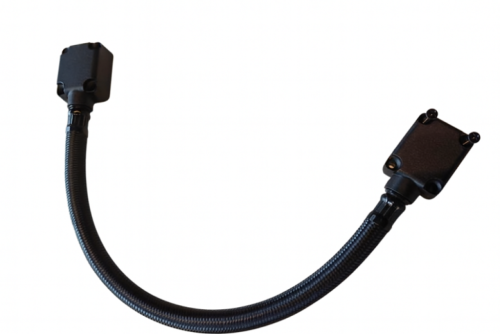 Passacavo in acciaio inox rinforzato Locinox DVK-HD Nero - mm 450